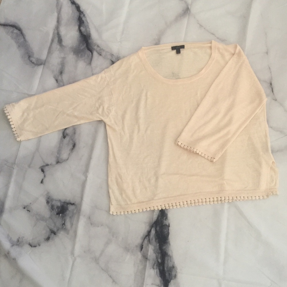 J.Crew summer linen top blouse